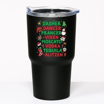 Dasher Dancer Prancer Vixen Moscato Vodka Tequila Blitzen Tumbler