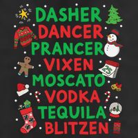 Dasher Dancer Prancer Vixen Moscato Vodka Tequila Blitzen 25L Jumbo Tote
