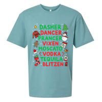 Dasher Dancer Prancer Vixen Moscato Vodka Tequila Blitzen Sueded Cloud Jersey T-Shirt