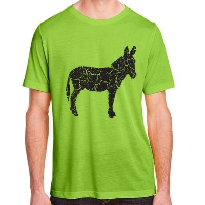 Donkey Distressed Print Vintage Donkey Adult ChromaSoft Performance T-Shirt