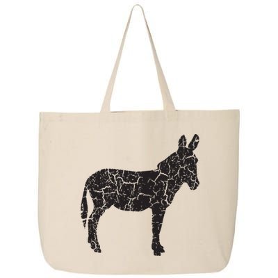 Donkey Distressed Print Vintage Donkey 25L Jumbo Tote