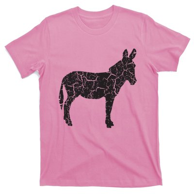 Donkey Distressed Print Vintage Donkey T-Shirt