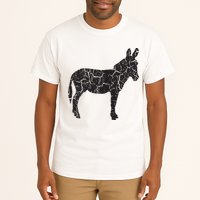 Donkey Distressed Print Vintage Donkey Tall T-Shirt