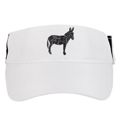 Donkey Distressed Print Vintage Donkey Adult Drive Performance Visor