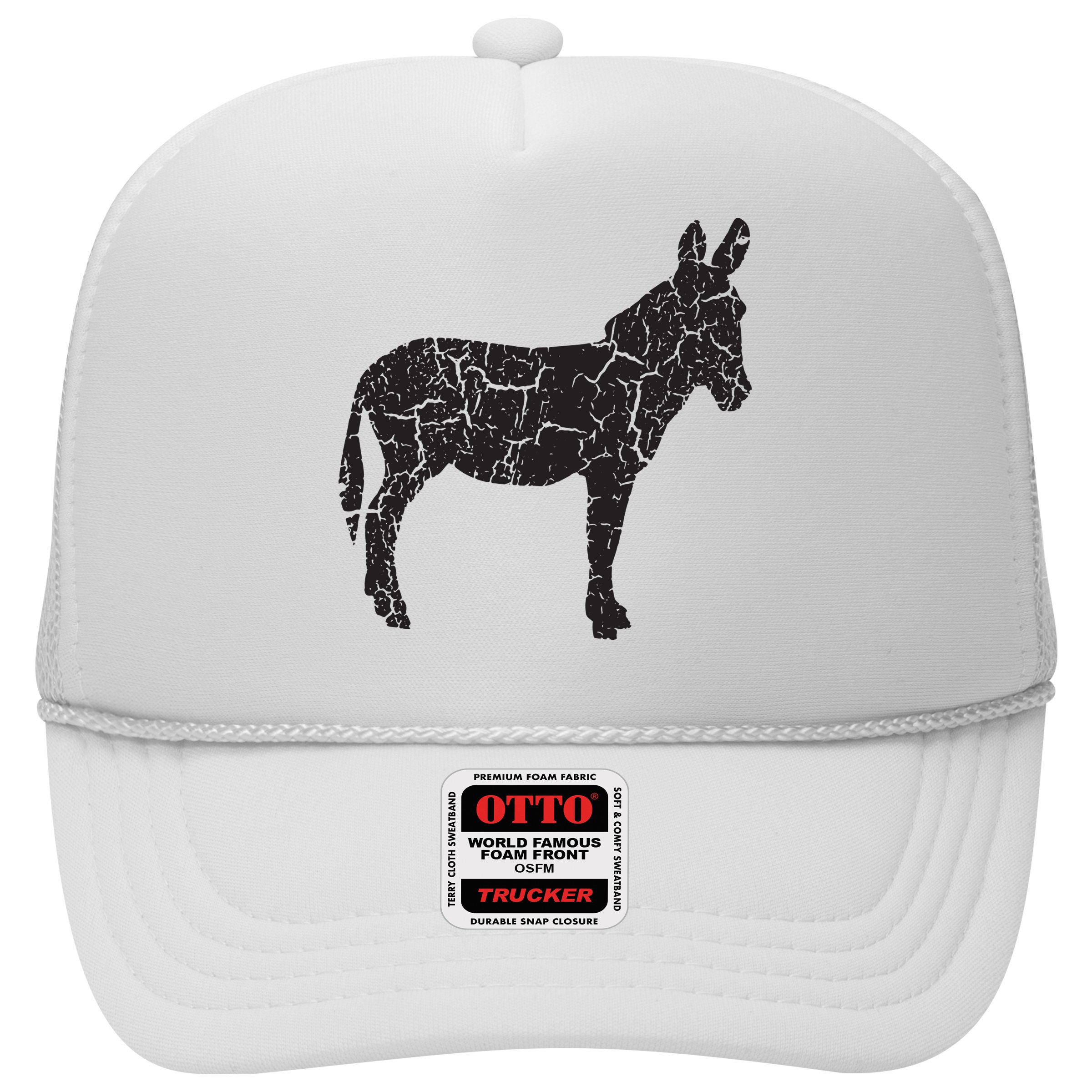 Donkey Distressed Print Vintage Donkey Hat