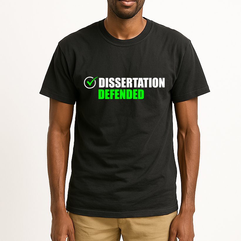 Dissertation Defended Phd Graduate Ph.D. Graduation Tall T-Shirt