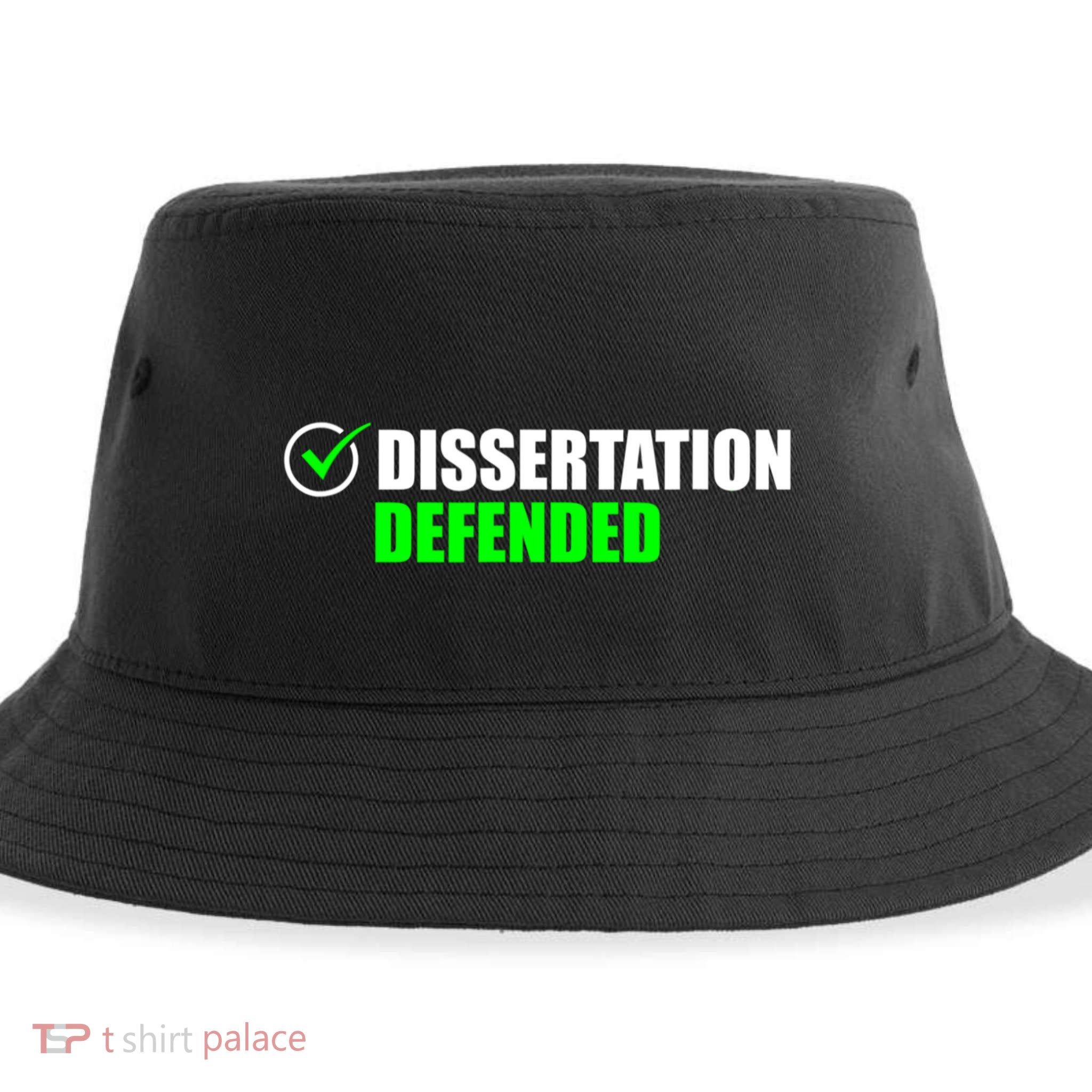 Dissertation Defended Phd Graduate Ph.D. Graduation Sustainable Bucket Hat