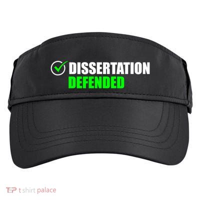 Dissertation Defended Phd Graduate Ph.D. Graduation Adult Drive Performance Visor