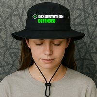 Dissertation Defended Phd Graduate Ph.D. Graduation Bucket Hat