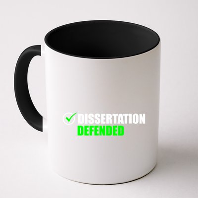 Dissertation Defended Phd Graduate Ph.D. Graduation Mug