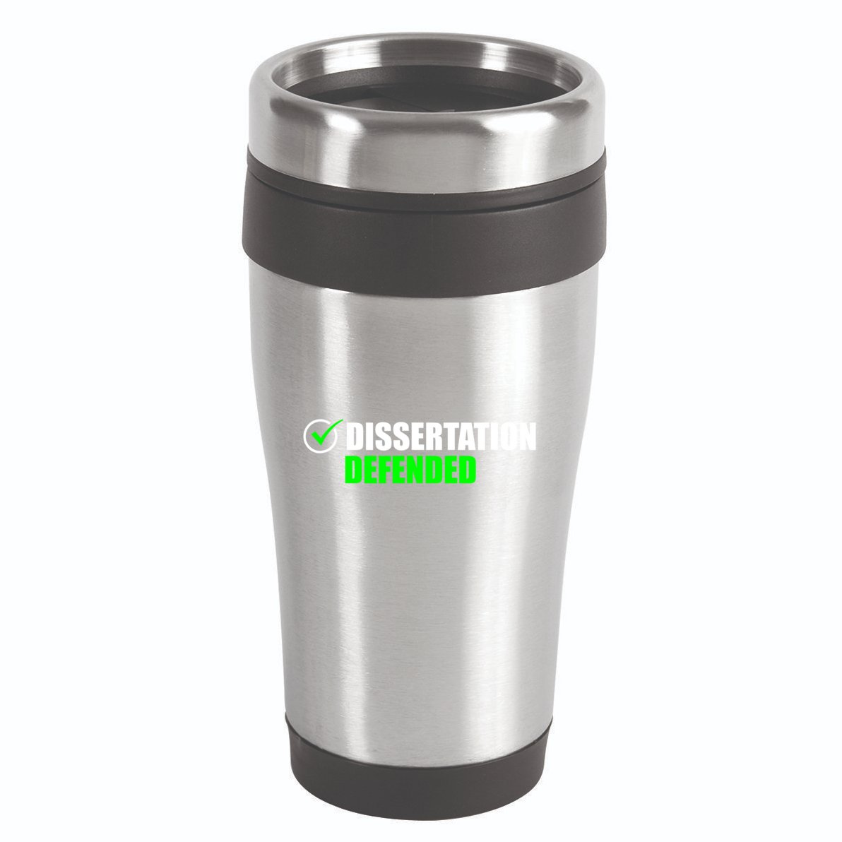 Dissertation Defended Phd Graduate Ph.D. Graduation 16oz Travel Tumbler