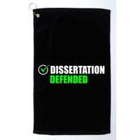 Dissertation Defended Phd Graduate Ph.D. Graduation Golf Towel