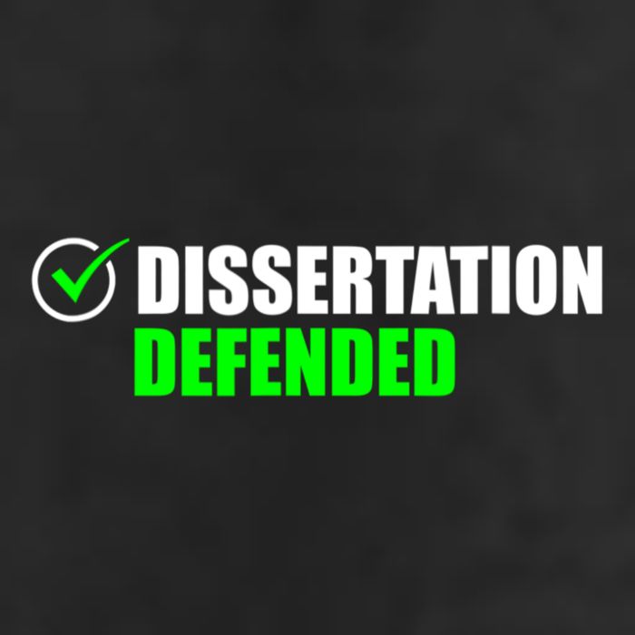 Dissertation Defended Phd Graduate Ph.D. Graduation Golf Towel