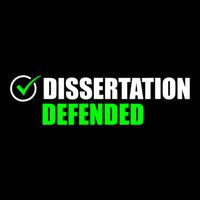Dissertation Defended Phd Graduate Ph.D. Graduation Toddler T-Shirt