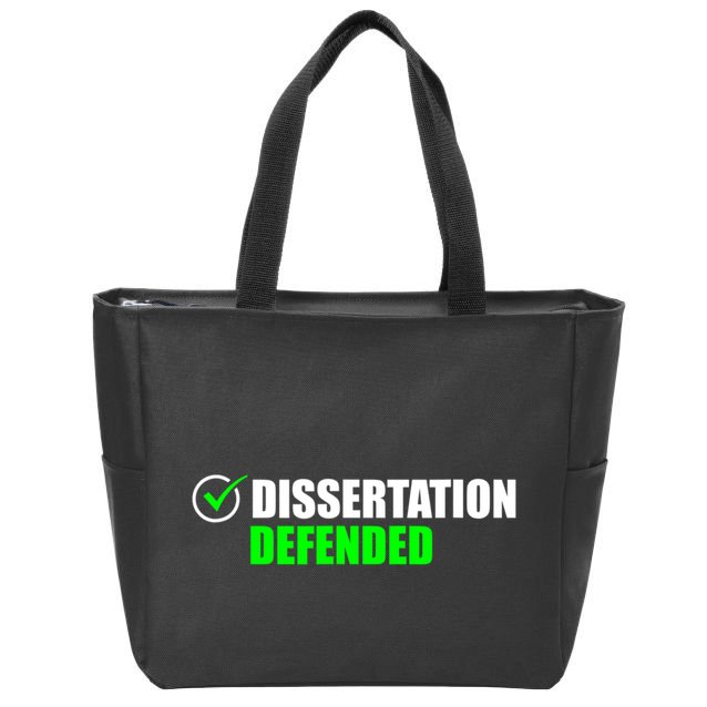 Dissertation Defended Phd Graduate Ph.D. Graduation Zip Tote Bag