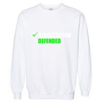 Dissertation Defended Phd Graduate Ph.D. Graduation Garment-Dyed Sweatshirt