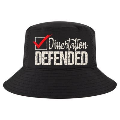 Dissertation Defended PhD Graduate Ph.D. Graduation Cool Comfort Performance Bucket Hat