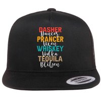 Dasher Dancer Prancer Vixen Whiskey Vodka Tequila Blitzen Flatbill Hat