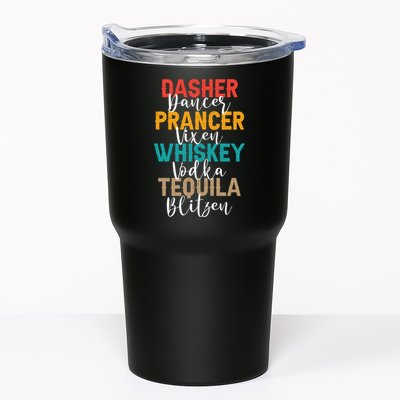 Dasher Dancer Prancer Vixen Whiskey Vodka Tequila Blitzen Tumbler