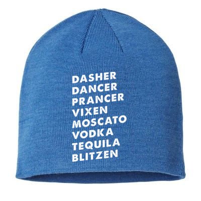 Dasher Dancer Prancer Vixen Moscato Vodka Tequila Gift Sustainable Beanie