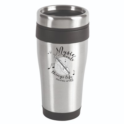 Dulcimerist Dulcimer Player Mountai Nappalachian Dulcimer 16oz Travel Tumbler