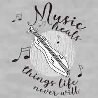 Dulcimerist Dulcimer Player Mountai Nappalachian Dulcimer Ladies PosiCharge Tri-Blend Wicking Tank