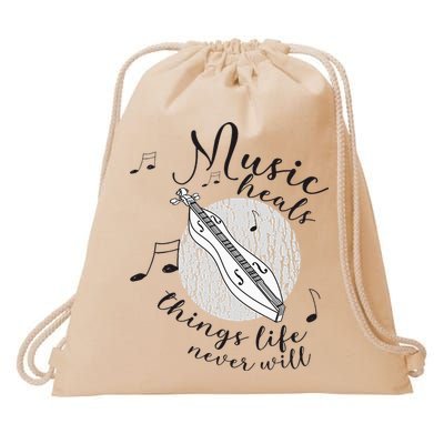 Dulcimerist Dulcimer Player Mountai Nappalachian Dulcimer Drawstring Bag