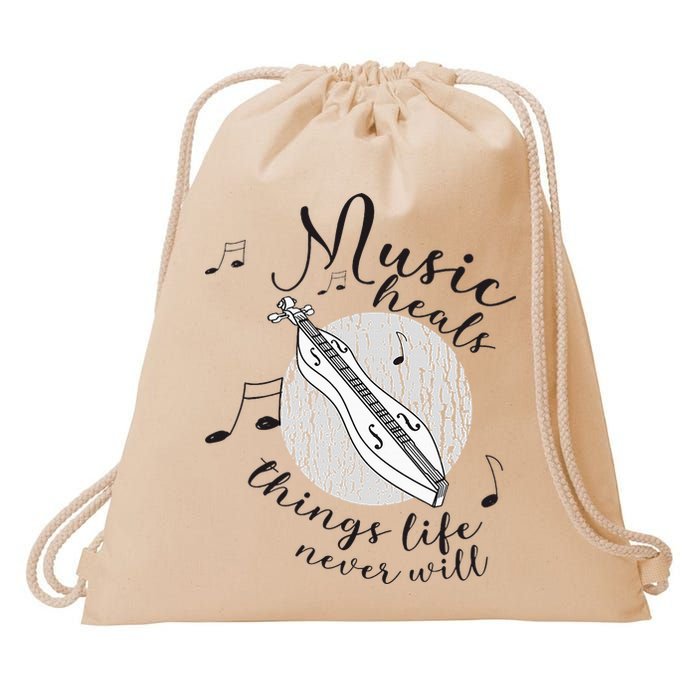 Dulcimerist Dulcimer Player Mountai Nappalachian Dulcimer Drawstring Bag