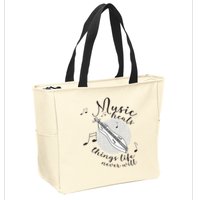Dulcimerist Dulcimer Player Mountai Nappalachian Dulcimer Zip Tote Bag