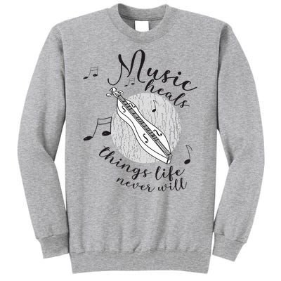 Dulcimerist Dulcimer Player Mountai Nappalachian Dulcimer Tall Sweatshirt