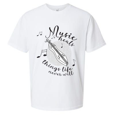 Dulcimerist Dulcimer Player Mountai Nappalachian Dulcimer Sueded Cloud Jersey T-Shirt