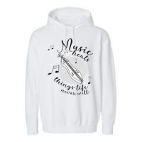 Dulcimerist Dulcimer Player Mountai Nappalachian Dulcimer Garment-Dyed Fleece Hoodie