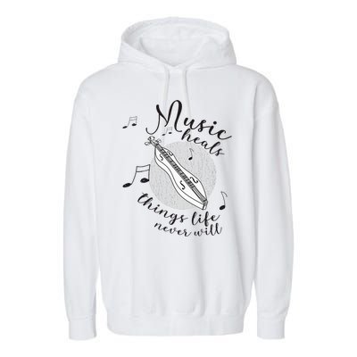 Dulcimerist Dulcimer Player Mountai Nappalachian Dulcimer Garment-Dyed Fleece Hoodie