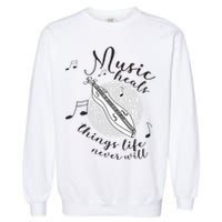 Dulcimerist Dulcimer Player Mountai Nappalachian Dulcimer Garment-Dyed Sweatshirt