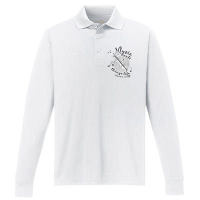 Dulcimerist Dulcimer Player Mountai Nappalachian Dulcimer Performance Long Sleeve Polo