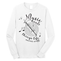 Dulcimerist Dulcimer Player Mountai Nappalachian Dulcimer Long Sleeve Shirt