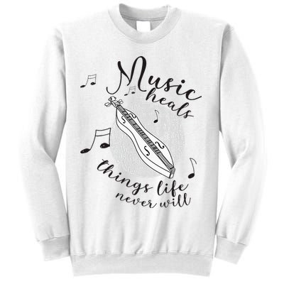 Dulcimerist Dulcimer Player Mountai Nappalachian Dulcimer Sweatshirt