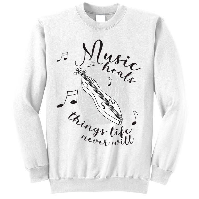 Dulcimerist Dulcimer Player Mountai Nappalachian Dulcimer Sweatshirt