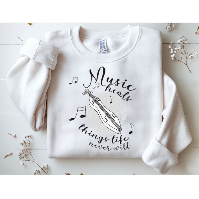 Dulcimerist Dulcimer Player Mountai Nappalachian Dulcimer Sweatshirt