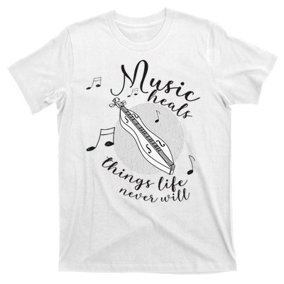 Dulcimerist Dulcimer Player Mountai Nappalachian Dulcimer T-Shirt