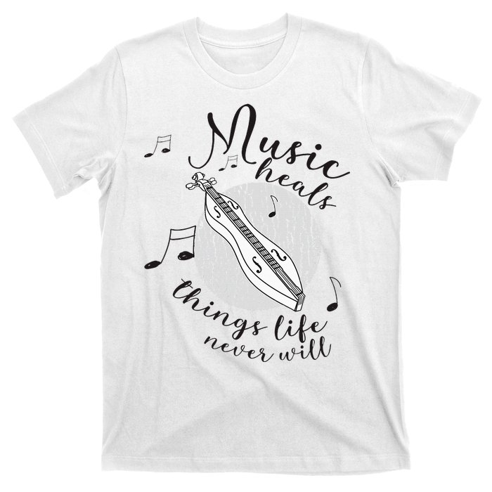 Dulcimerist Dulcimer Player Mountai Nappalachian Dulcimer T-Shirt