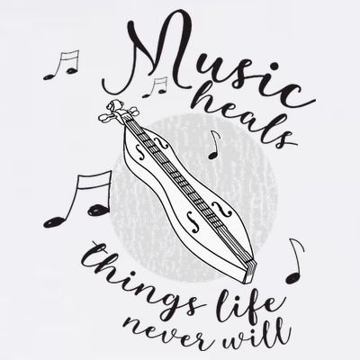 Dulcimerist Dulcimer Player Mountai Nappalachian Dulcimer T-Shirt