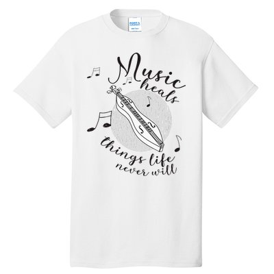 Dulcimerist Dulcimer Player Mountai Nappalachian Dulcimer Tall T-Shirt