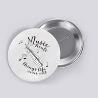 Dulcimerist Dulcimer Player Mountai Nappalachian Dulcimer Button
