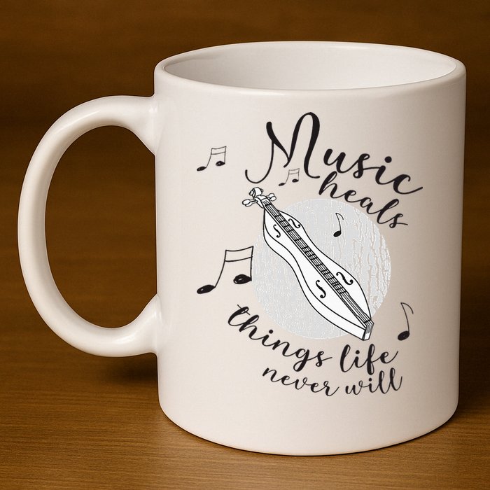 Dulcimerist Dulcimer Player Mountai Nappalachian Dulcimer 11oz C Handle Ceramic Mug