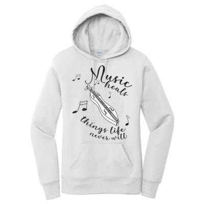 Dulcimerist Dulcimer Player Mountai Nappalachian Dulcimer Women's Pullover Hoodie