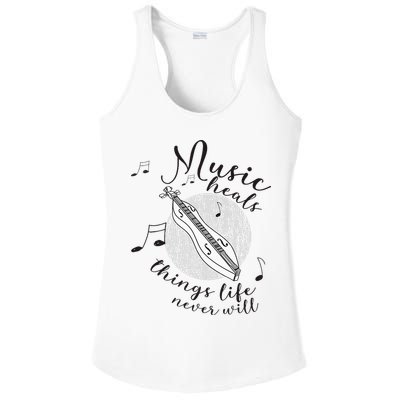 Dulcimerist Dulcimer Player Mountai Nappalachian Dulcimer Ladies PosiCharge Competitor Racerback Tank