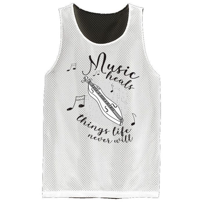 Dulcimerist Dulcimer Player Mountai Nappalachian Dulcimer Mesh Reversible Basketball Jersey Tank