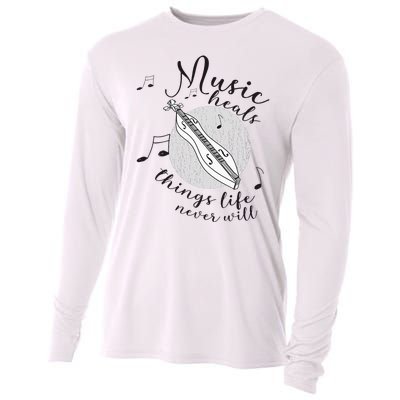 Dulcimerist Dulcimer Player Mountai Nappalachian Dulcimer Cooling Performance Long Sleeve Crew