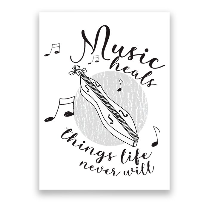 Dulcimerist Dulcimer Player Mountai Nappalachian Dulcimer Poster